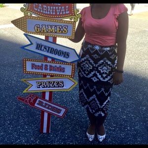 Express Aztec Sequin Skirt